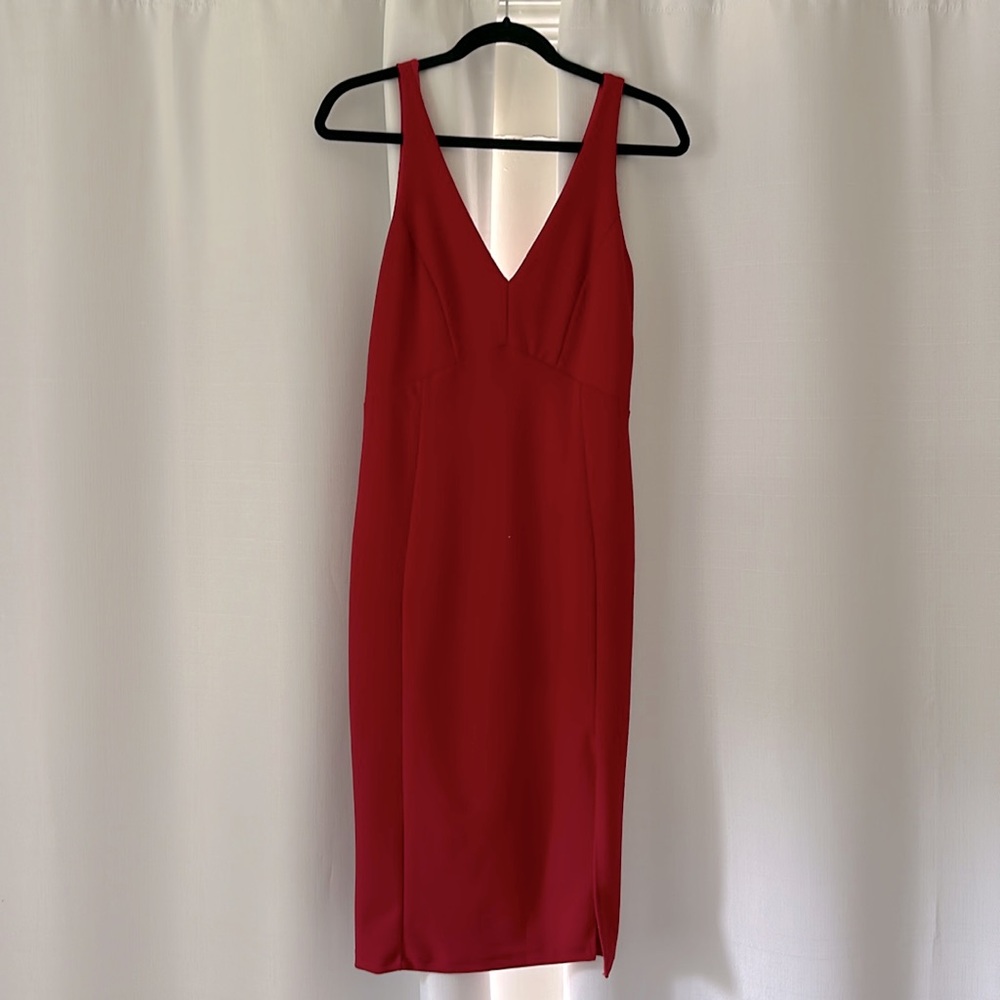 Red Midi Bodycon